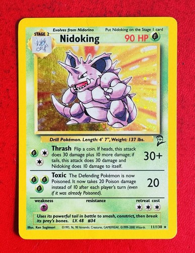 Lotto carte pokemon - lotto, nidoking