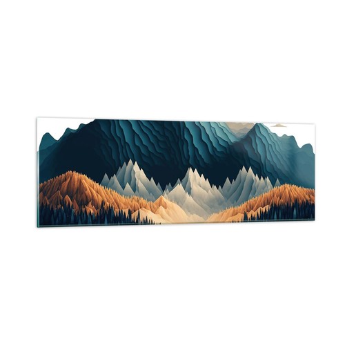 Quadro vetro 90x30cm 3d - quadro,