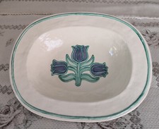 Thun piatto vintage con  tulipani portata centrotavola misura grande, raro.