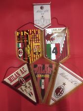 Gagliardetti pennants A.C. Milan vintage originali Serie A calcio football club
