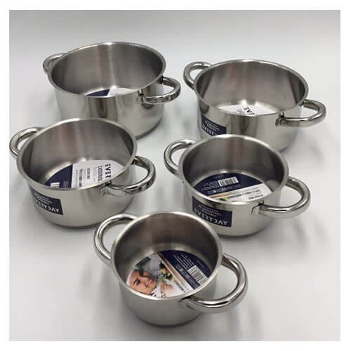 Casseruola acciaio inox - casseruola, 18
