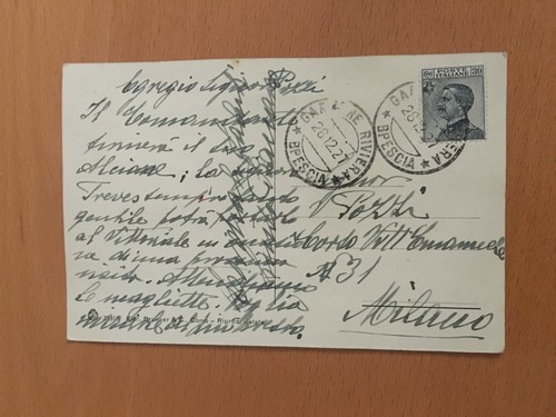 Cartolina autografa luisa - cartolina, di