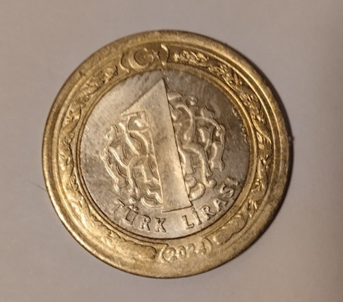 Turquia moneda lira turca - 1,