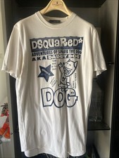 T-Shirt, Maglietta Uomo Maglia maniche Corte Dsquared Dog Taglia L Large