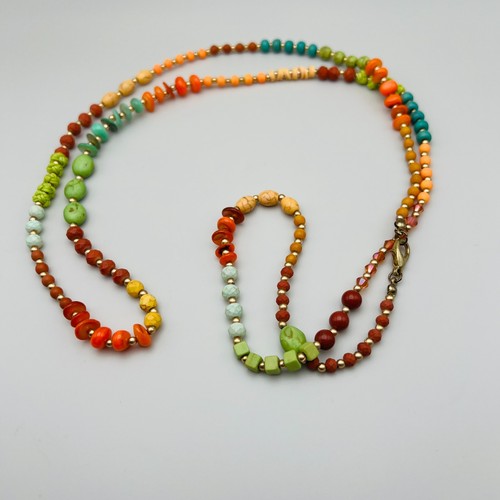 Collana boho tecnica mista - boho, 40