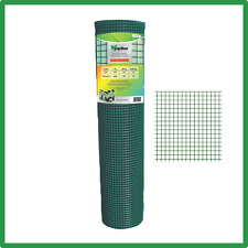 RETE METALLICA PER RECINZIONE ZINCATA ELETTROSALDATA PVC 1 X 5 10 15 25 METRI