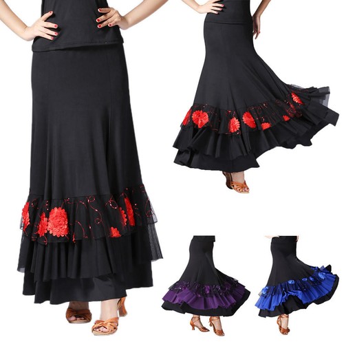 Gonna lunga paillettes con - lunga,