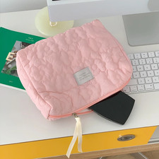 Trapuntato Cotone Borsa Makeup