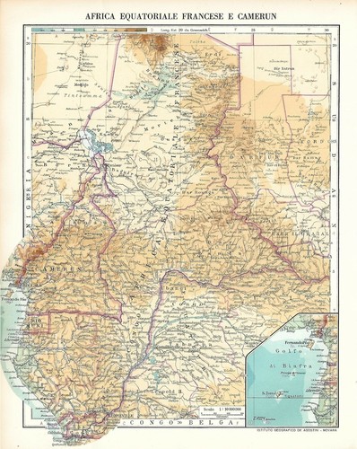 Carta geografica africa - geografica,