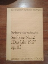 Schostakowitsch -Sinfonia no.12 "Das Jahr 1917" - Op.112 - Eulenburg octavo