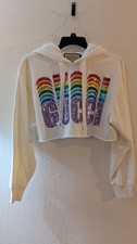 Felpa Gucci arcobaleno logo