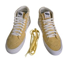 Scarpe Vans Sk8-Hi Pro Classics da uomo taglia 9 sneaker a scacchiera banana pallida