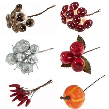 Corona Abbellimenti Artigianali - Mele Cannella Ramoscelli Funghi Peperoncino o Ghiande