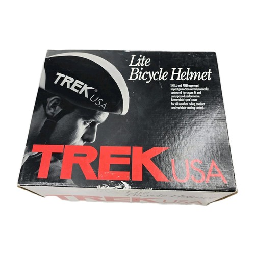 Casco trek lite rosso - casco, bianco