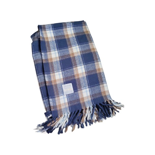 Vintage faribo blu marrone - blu,