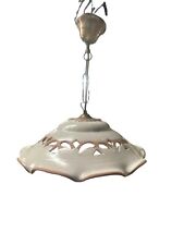 Lampada a Sospensione in Ceramica Forata - Stile Rustico Vintage