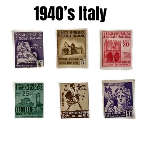 1942 francobolli poste - 1942-44,