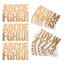  5 set di adesivi con lettere