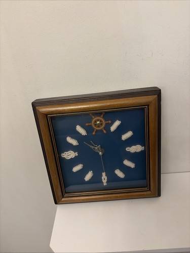 Vintage nautical wood - wood, framed