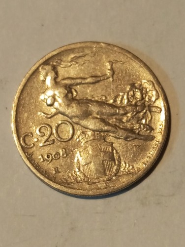 Moneta regno italia - d'italia, vittorio