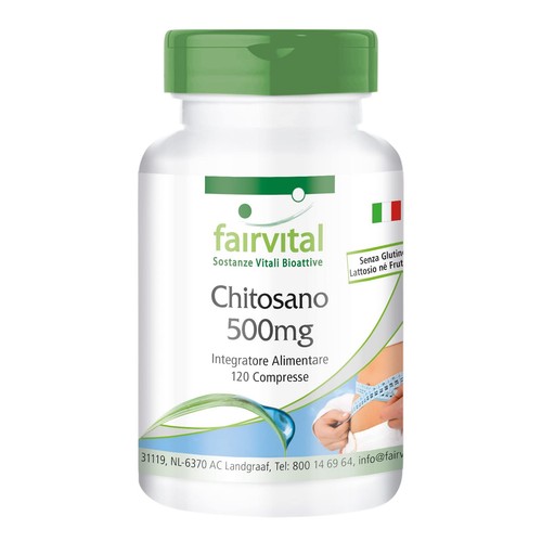 Fairvital chitosano 500mg - chitosano,