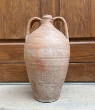 Bummulu biansato quartara vaso terracotta ceramica maiolica Caltagirone Sicilia