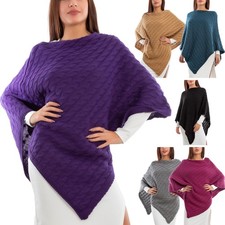 Poncho donna mantella scialle