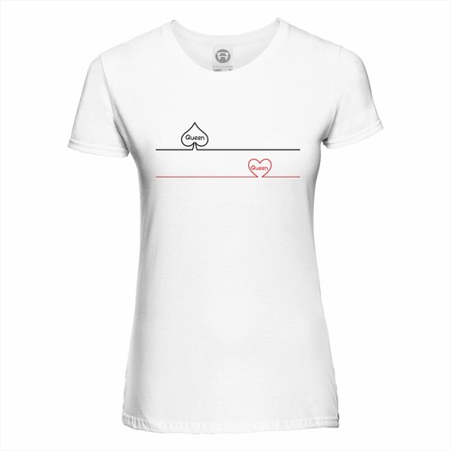 Shirt donna queen picche - picche, e