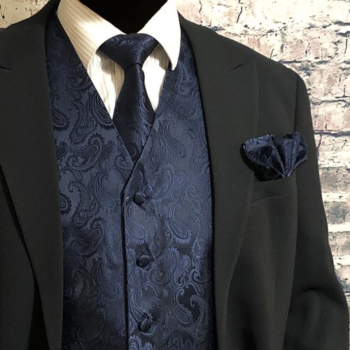 Abito vestito smoking paisley