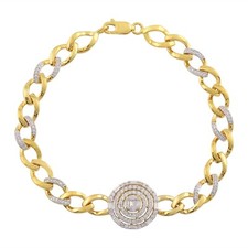 0.80 KT Pavé di Diamanti Halo