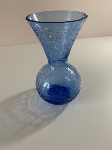Vasetto vetro blu - vasetto,