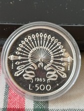 500 LIRE ARGENTO PROOF 1985