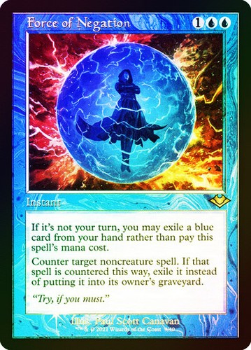 Mtg force negation retro - force,