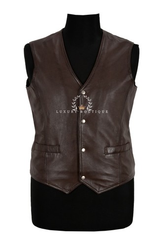 Gilet uomo pelle formale - uomo,