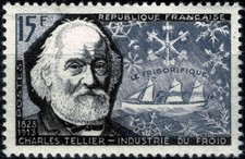 FRANCE 1956 CHARLES TELLIER YT n° 1056  Neuf ★★ luxe / MNH (A)