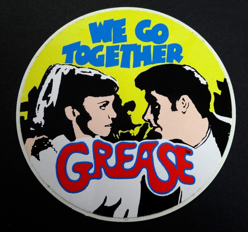 Werbe aufkleber grease john - grease,