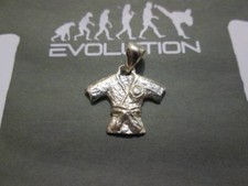 Karate Judo casacca kimono pendant ciondolo in Argento 925-produzione artigiana