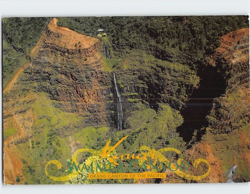 Cartolina kauais waimea canyon - cartolina,