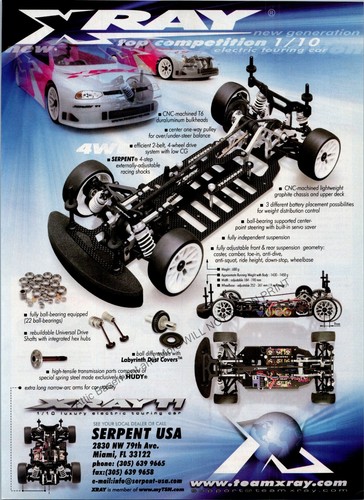 Xray elettrico touring car - t1,