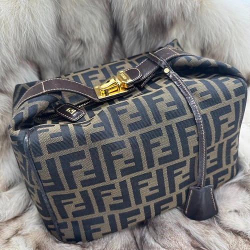 Fendi vanity zucca pouch - ff,