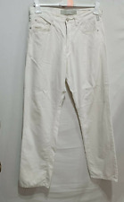 JEANS UOMO VERSACE, BIANCO, IN COTONE, TAGLIA 33