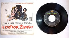 DISCO VINILE 45 GIRI IL DOTTOR ZIVAGO COLONNA SONORA TEMA DI LARA MGM RECORDS 70