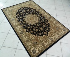 OFFERTA TAPPETO MIS CM 133X195 PELO RASATO COL BLU ART KIRMAN EH 4202 0201