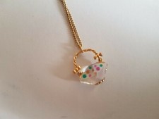 Collana con ciondolo swarovski  nuova 