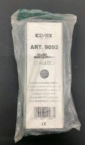 9092 elvox scatola incasso 2 - incasso,