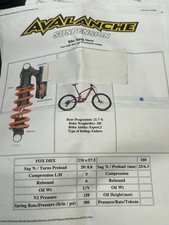 Fox DHX COSTRUZIONE VALANGA.