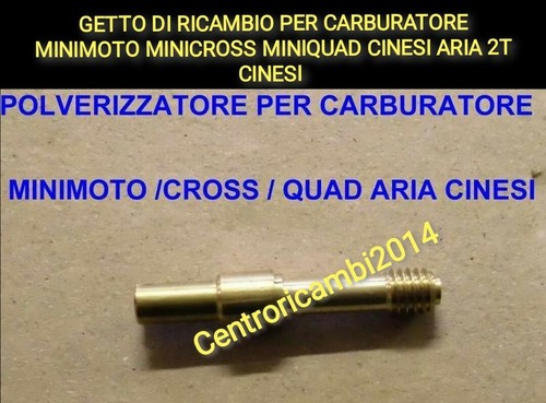 Getto per carburatore minimoto - getto,