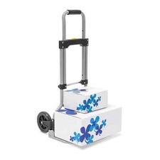 Carrello portapacchi pieghevole Trolley da trasporto 60 kg Ruote grandi 2,9 kg