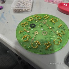 Orologio artistico in resina