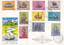 NAVI ANTICHE FDC  SAN MARINO 1963
